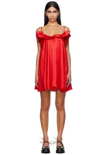 Kika Vargas Red Joan Minidress