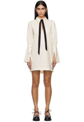 Kika Vargas White Malala Minidress