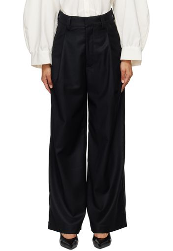 Kika Vargas Black Olympe Trousers