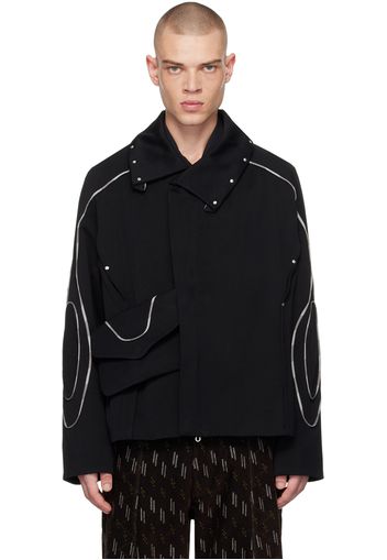 Kiko Kostadinov Black Chalice Jacket