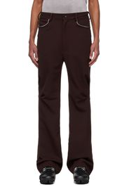 Kiko Kostadinov Burgundy Ohne K-Dart Trousers