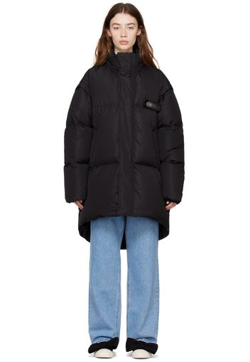 KIMHĒKIM Black Detachable Sleeve Down Jacket