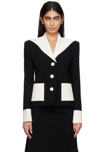 KIMHĒKIM Black & Off-White Button Blazer