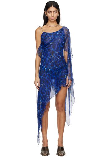 KNWLS Blue Fuel Minidress