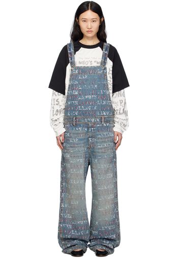 Lanvin Blue Future Edition Denim Overalls