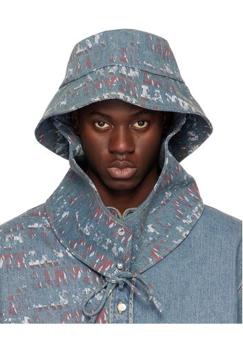 Lanvin Blue Future Edition Denim Fisherman Bucket Hat