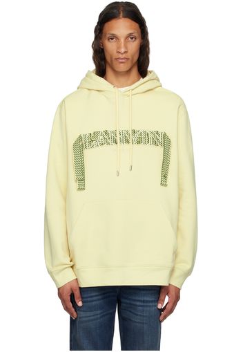 Lanvin Yellow Curb Lace Hoodie