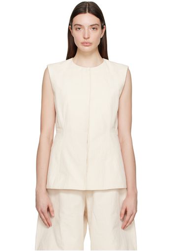 Lauren Manoogian Off-White Structure Vest