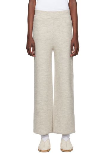 Lauren Manoogian Gray Double Knit Lounge Pants