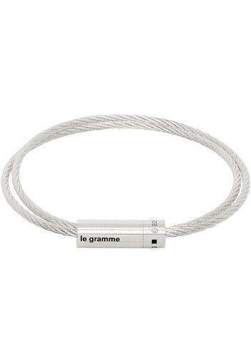 Le Gramme Silver 'Le 9g' Double Turn Cable Bracelet