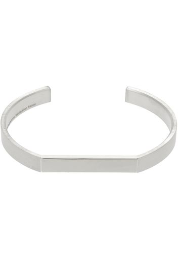 Le Gramme Silver Flat Ribbon 'Le 21g' Bracelet