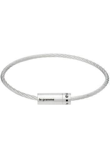 Le Gramme Silver Cable 'Le 9g' Bracelet