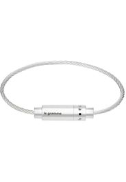 Le Gramme Silver Triptych Cable 'Le 9g' Bracelet