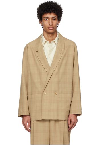 LEMAIRE Khaki Double-Breasted Blazer