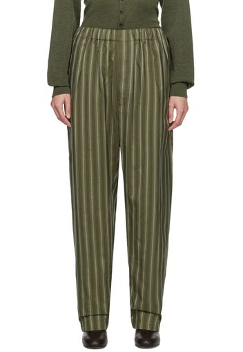 LEMAIRE Green Relaxed Lounge Pants