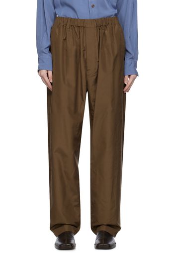 LEMAIRE Brown Relaxed Trousers