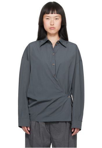 LEMAIRE Gray Twisted Shirt