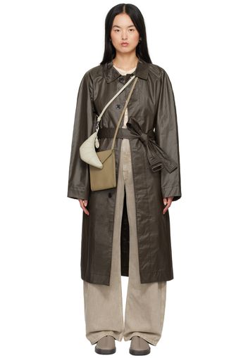 LEMAIRE Brown Belted Rain Coat