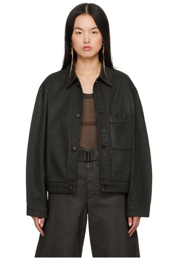 LEMAIRE Black Boxy Denim Jacket