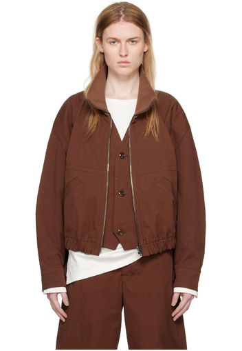 LEMAIRE Brown Layered Jacket