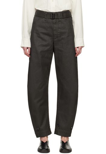 LEMAIRE Khaki Belted Jeans