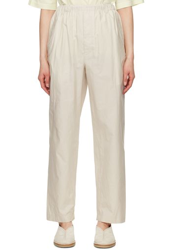 LEMAIRE Off-White Relaxed Trousers