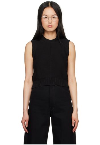 LEMAIRE Black Cropped Vest