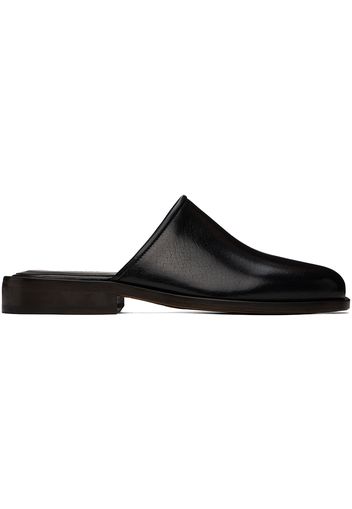 LEMAIRE Black Square Mules