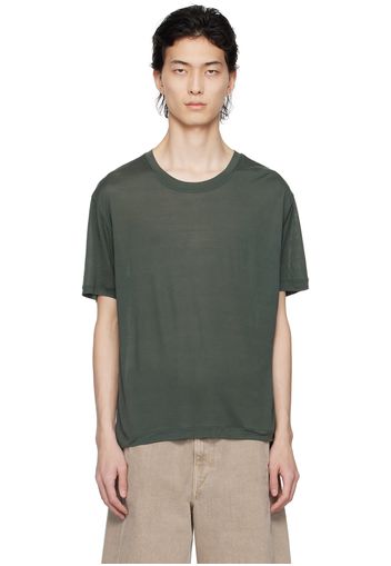 LEMAIRE Green Soft T-Shirt