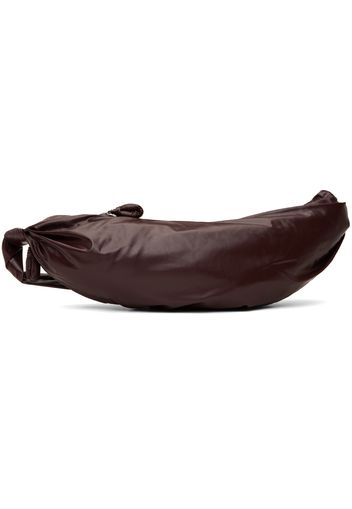 LEMAIRE Burgundy Large Soft Croissant Bag