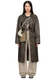 LEMAIRE Brown Belted Rain Coat