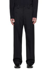 LEMAIRE Black Straight Trousers