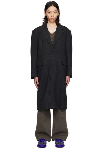 lesugiatelier Gray Tailored Long Coat