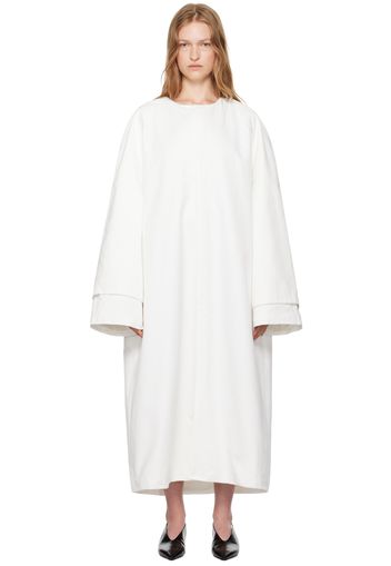 Lii Studio SSENSE Exclusive White Layered Sleeve Coat