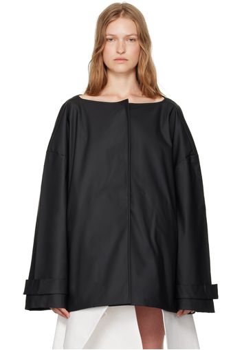 Lii Studio SSENSE Exclusive Black Boat Neck Jacket