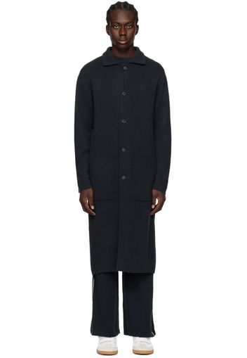 LISA YANG Navy 'The Leone' Coat