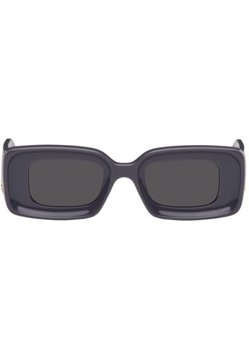 Loewe Purple Rectangular Sunglasses