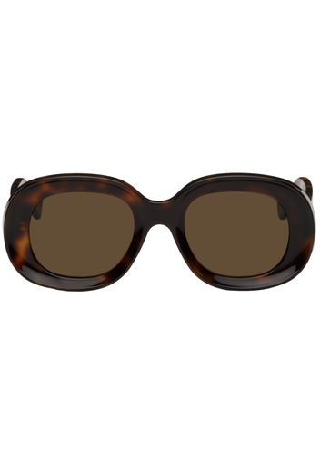 Loewe Tortoiseshell Oval Sunglasses