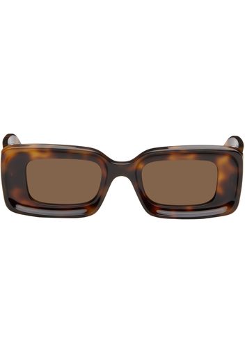 LOEWE Brown Rectangular Sunglasses