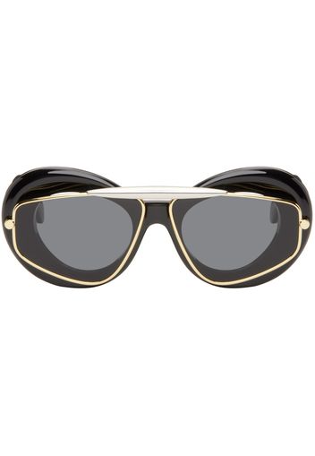 LOEWE Black Wing Double Frame Sunglasses