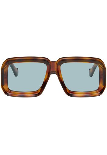 LOEWE Tortoiseshell Paula's Ibiza Dive In Mask Sunglasses