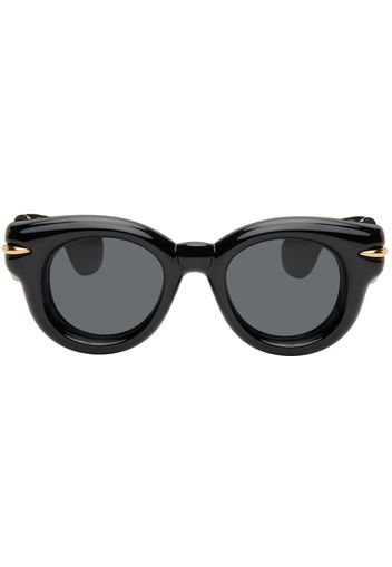 LOEWE Black Inflated Round Sunglasses