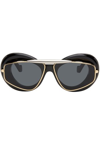 LOEWE Black Wing Double Frame Sunglasses