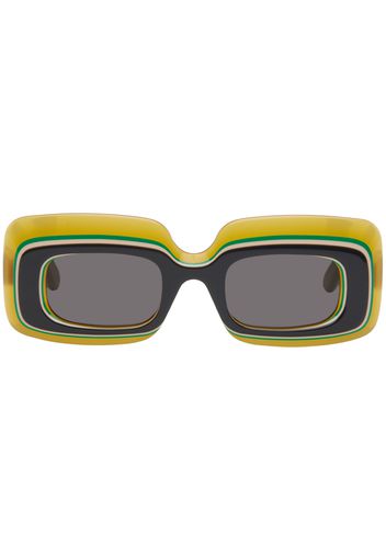 LOEWE Multicolor Paula's Ibiza Multilayer Rectangular Sunglasses