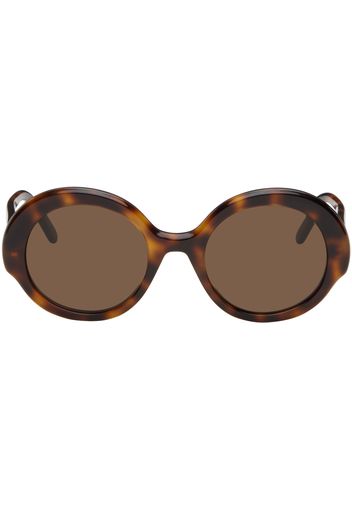 LOEWE Brown Round Thin Sunglasses