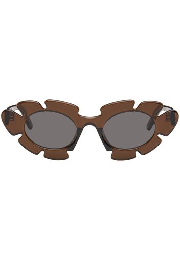 LOEWE Brown Flower Sunglasses