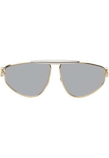 LOEWE Gold Spoiler New Aviator Sunglasses