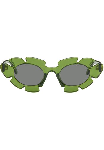 LOEWE Green Flower Sunglasses