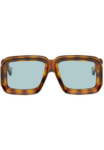 LOEWE Tortoiseshell Paula's Ibiza Dive In Mask Sunglasses