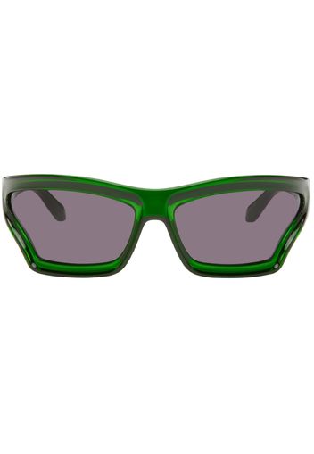 LOEWE Green Arch Mask Sunglasses